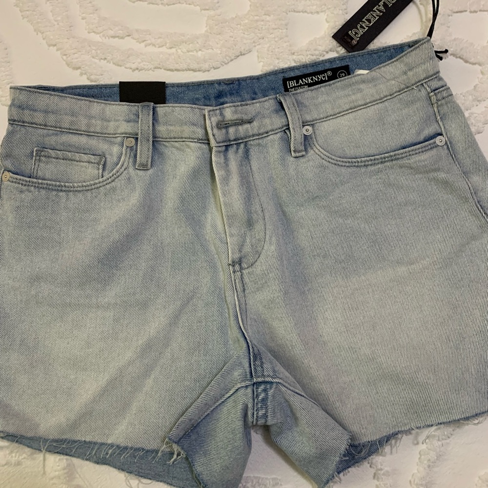Size 29 denim shorts with 3” inseam